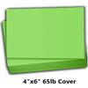 Hamilco Colored Scrapbook Cardstock Paper 4x6 Card Stock Paper 65 lb Cover 100 Pack (Green Apple) view 2