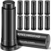 Sweetude 12 Pcs Eye Stick of Black, Sports Face Paint Eye Stick Bulk for Football Baseball Softball Lacrosse Hockey Soccer Athletes Sports Training and Cheer(Black) view 1