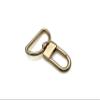 3dancraftit Push Gate Swivel Snap Hooks Lanyards Clasp Clips Lobster Clasps Hook zinc alloying 1.25 inch / 32mm (Eye Size) 6 Pieces Gold T76 view 4