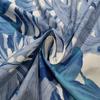 Cotton Poplin Blue and Ivory Hawaiian Print 58"~Wide BY THE Yard view 1