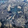Cotton Poplin Blue and Ivory Hawaiian Print 58"~Wide BY THE Yard view 2