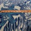 Cotton Poplin Blue and Ivory Hawaiian Print 58"~Wide BY THE Yard view 3