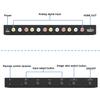Azduou 4 AV to HDMI, 1080P/720P 4 Way RCA Composite CVBS AV Switch to HDMI Converter Adapter Support 4:3/16:9 Switching, for Sega Xbox PS1 PS2 PS3 N64 NGC SNES WII VHS VCR Camera DVD with Remote view 2