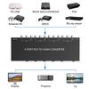Azduou 4 AV to HDMI, 1080P/720P 4 Way RCA Composite CVBS AV Switch to HDMI Converter Adapter Support 4:3/16:9 Switching, for Sega Xbox PS1 PS2 PS3 N64 NGC SNES WII VHS VCR Camera DVD with Remote view 4