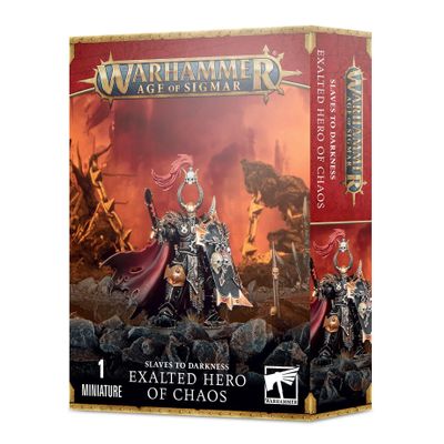 Games Workshop - Warhammer - Age of Sigmar - Slaves to Darkness: Exalted Hero of Chaos, Black