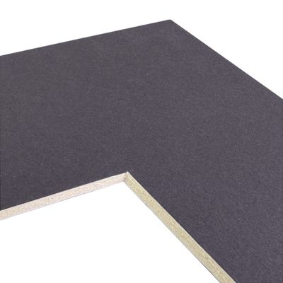 Craig Frames B161 Pre-Cut Mat Board for 8x12 Print,12x16, Granite Gray