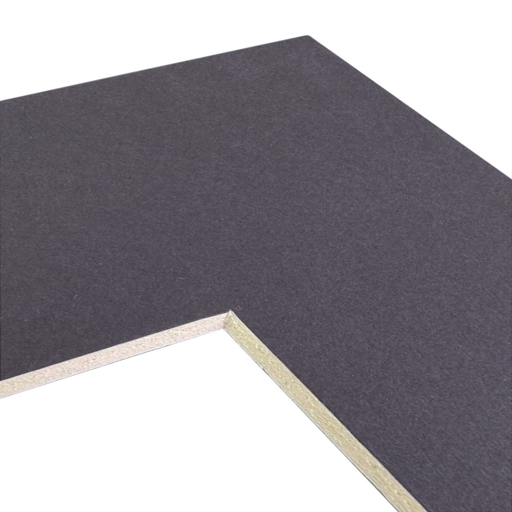 Craig Frames B161 Pre-Cut Mat Board for 8x12 Print,12x16, Granite Gray