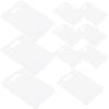 VICASKY 10pcs Heat Transfer Hang Tag Acrylic Tags Blank Luggage Tag Sublimation Dog Tags Blanks Heat Transfer Suitcase Tag Hanging Suitcase Bag Tag Personality Travel Aluminum Box view 1