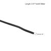 uxcell Round Suede Cord, 10.94 Yards 3mm Dia Leather Thread String for Purse Handbag Shoelace DIY Crafts Bracelet Making, Black 1 Roll view 2