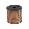 uxcell Leather Cord, 49.21 Yards 5mm Flat Suede String for Purse Handbag Shoelace DIY Crafts Bracelet Making, Light Brown 1 Roll view 3