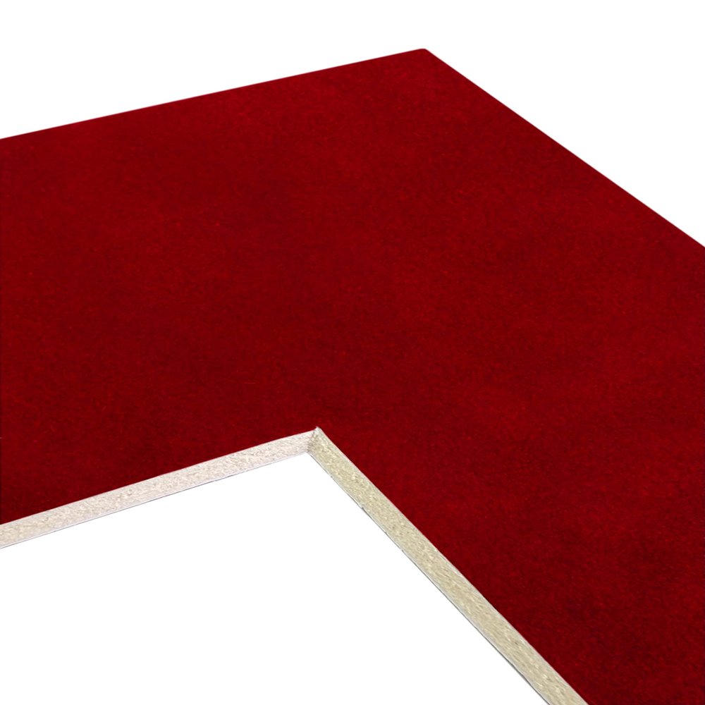 Craig Frames B9135 Pre-Cut Mat Board for 8x12 Print,12x16, Blaze Red
