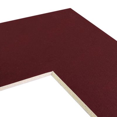 Craig Frames B038 Pre-Cut Mat Board for 16x24 Print, 20x27, Maroon Red