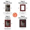 Craig Frames B038 Pre-Cut Mat Board for 16x24 Print, 20x27, Maroon Red view 2