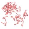 pizarra 100Pcs Red and White Handmade Christmas Cane Miniature Food Home Decor view 1