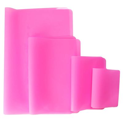 4Pcs Silicone Craft Mat Silicone Casting Molds Mat Nonstick Desktop Protector Art Sheets Collapsible Pad for DIY Crafting (4)