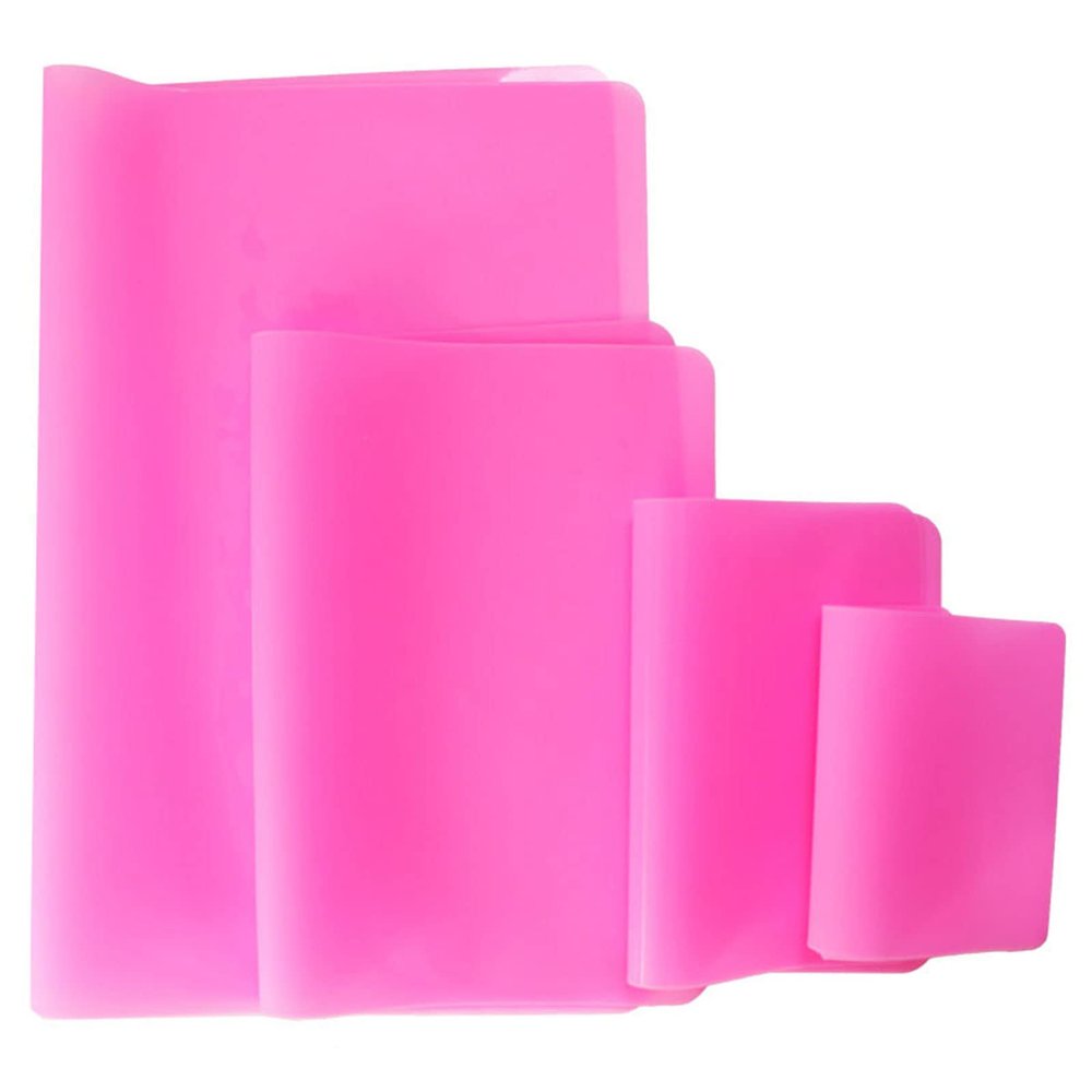4Pcs Silicone Craft Mat Silicone Casting Molds Mat Nonstick Desktop Protector Art Sheets Collapsible Pad for DIY Crafting (4)