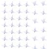 CRAFFANCY Origami Paper Cranes Kit, 140PCS Handmade Folded Origami Paper Crane Strings Garland for Wedding Party Backdrop Home Decoration, White view 1