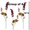 Factory Direct Craft Group of 6 Dark Purple Artificial Lilac Stems for Spring Decorating and Summer Displays (30 Inches) view 2