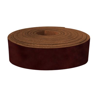 ELW 9-10 oz (3.6-4mm) Latigo Leather Belt Grade Straps & Strips | Size: 1.25"x72" (3.2x183cm) | Cognac | Full Grain Cowhide, Heavy Duty Holsters, Sheathes, Harness, Saddle, Guitar Straps, DIY Crafts