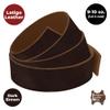 ELW 9-10 oz (3.6-4mm) Latigo Leather Belt Grade Straps & Strips | Size: 2.75"x72" (7x183cm) | Dark Brown | Full Grain Cowhide, Heavy Duty Holsters, Sheathes, Harness, Saddle, Straps, DIY Crafts view 4