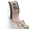 Ribbon Traditions Little Piggies Burlap Wired Ribbon 2 1/2" by 25 Yards view 3