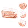 Tofficu 2pcs Gold Two Hole Buncher Puncher Rose Gold Badge Hole Punch for Id Cards Portable Punch view 3