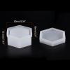 HARFINGTON 3pcs Jewelry Box Resin Mold Hexagon Silicone Storage Epoxy Container Mold with Lid for DIY Resin Crafts view 2