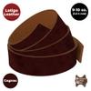 ELW 9-10 oz (3.6-4mm) Latigo Leather Belt Grade Straps & Strips | Size: 5"X60" (12.7x152cm) | Cognac | Full Grain Cowhide, Heavy Duty Holsters, Sheathes, Harness, Saddle, Guitar Straps, DIY Crafts view 4
