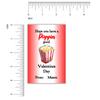 24 personalized school class popcorn Valentines day cards, customized with name,Thanks for poppin by view 3