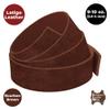 ELW 9-10 oz (3.6-4mm) Latigo Leather Belt Grade Straps & Strips | Size: 1"x84" (2.5x213cm) | Bourbon Brown | Full Grain Cowhide, Heavy Duty Holsters, Sheathes, Harness, Saddle, Straps, DIY Crafts view 4