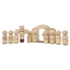 Easter Peg Doll Set - Crucifixion and Resurrection Activity - Christian Bible Characters: Jesus, Mary Magdalene, Angel, Peter, James, John view 1