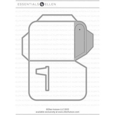 Ellen Hutson, Essentials by Ellen, Happy Mail Die Set, Papercrafts, Card Making, Scrapbooking, DIY, Mailbox, Interactive, Gift Card Holder