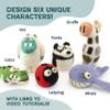 Woolbuddy Needle Felting Starter Kit Make 6 Cute Characters(Yeti, Giraffe, Panda, Ladybug, Whale, Gator) Complete Kit for Beginners & Adults with Wool Roving,Felting Needles,Pad & Instruction Guide view 4
