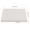 HOZEON 45 PCS 4 Inch Tile Coasters for Drinks, Ceramic Tiles for Crafts Coasters, Unglazed White Tiles with Cork Backing for Pouring, Mosaics, Decor view 2