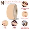 ELW 9-10 oz. (3.6-4 mm) Size: 2"x84" Vegetable Tanned Cowhide Full Grain Import Tooling Leather Belt Blanks, Straps/Strip for DIY & Craft, Harness, Holsters view 3