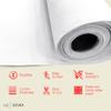EOVEA | Acrylic Felt Fabric by The Yard | 72" Wide | 1.6mm Thick | Soft & Durable Non-Fraying Felt | for DIY Crafts, Sewing, Upholstery, Costumes & Padding(White, 5 Yard) view 2
