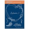 Clarity Stamps Barbara's Bijou Entwined Autumn Wreath A6 Groovi Plate view 1