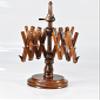 Handcrafted Wooden Yarn Swift for Knitting and Crocheting Wool, Yarn String & Fiber Ball Winder, Knitting Umbrella, Swift Yarn Winder, Easily Wind Skeins into Center-Pull Balls (Swift&Bowl) view 4
