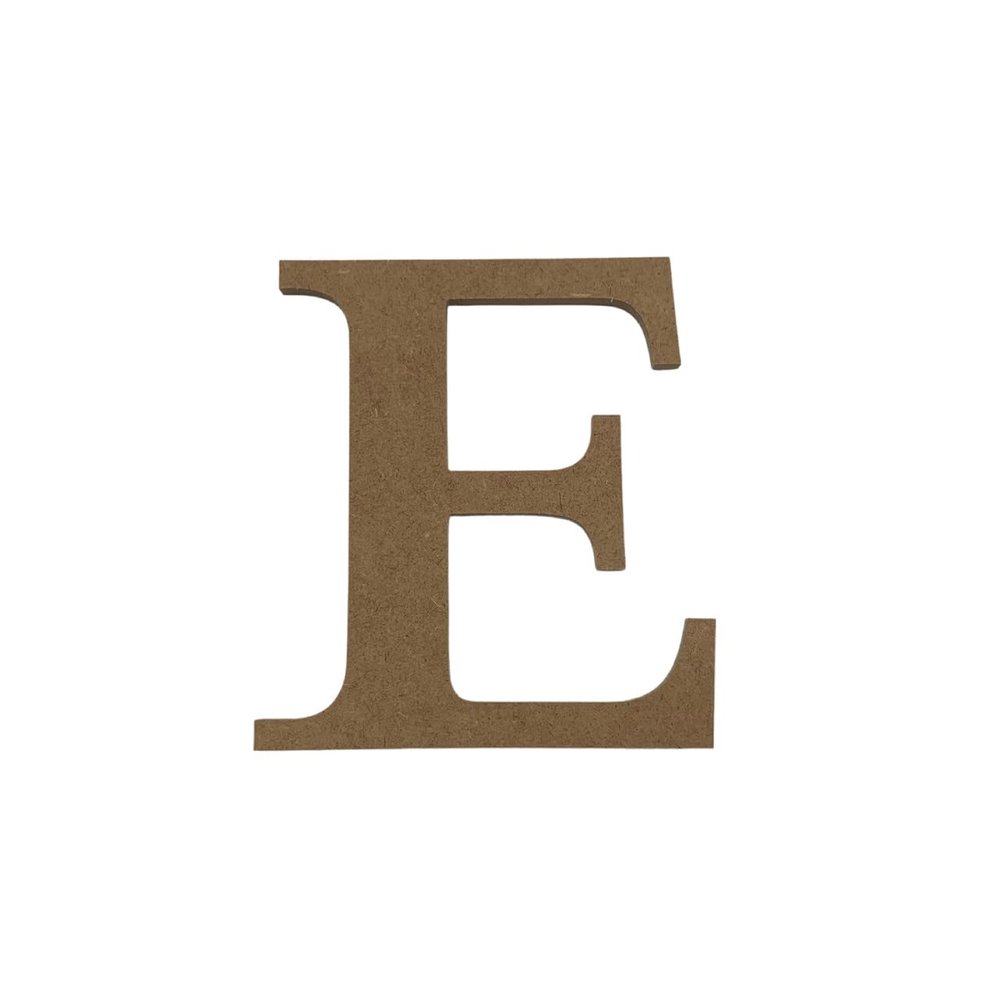 12" Wood Greek Letter Epsilon Unfinished, Fraternity and Sorority Greek Font, Craft Cutout on 1-4" MDF