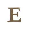 12" Wood Greek Letter Epsilon Unfinished, Fraternity and Sorority Greek Font, Craft Cutout on 1-4" MDF view 1