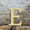 12" Wood Greek Letter Epsilon Unfinished, Fraternity and Sorority Greek Font, Craft Cutout on 1-4" MDF view 2