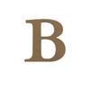 13" Wood Greek Letter Beta Unfinished, Fraternity and Sorority Greek Font, Craft Cutout on 1-4" MDF view 1
