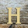 13" Wood Greek Letter ETA Unfinished, Fraternity and Sorority Greek Font, Craft Cutout on 1-4" MDF view 1
