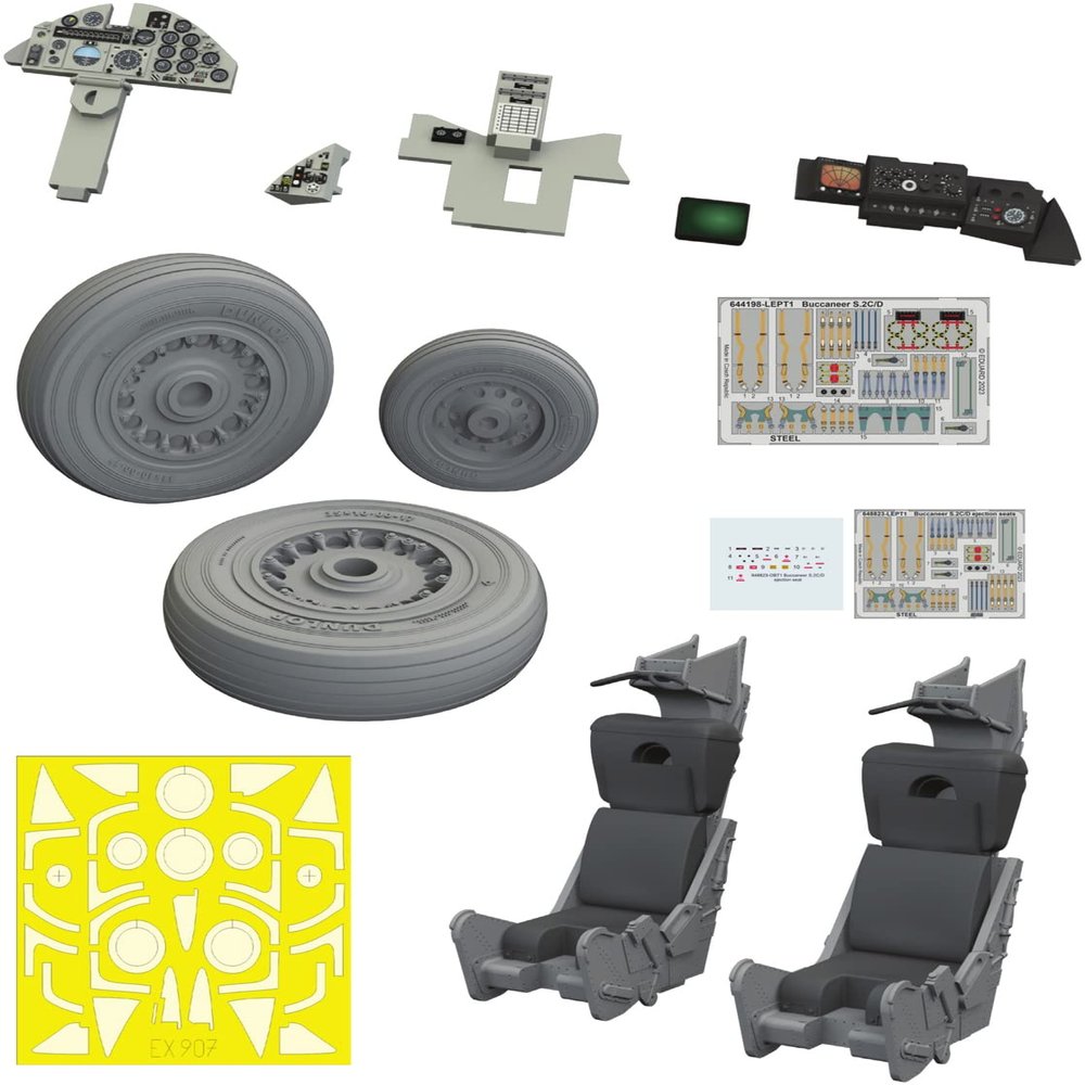 Eduard Sprue Brothers 1:48 LookPlus - Buccaneer S.2C/D Detail Set (AFX kit), EDU644199