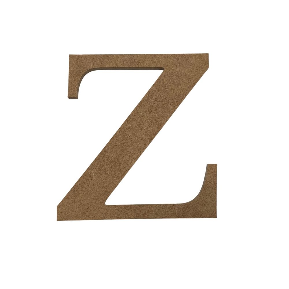 14" Wood Greek Letter Zeta Unfinished, Fraternity and Sorority Greek Font, Craft Cutout on 1-8" MDF
