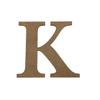 14" Wood Greek Letter Kappa Unfinished, Fraternity and Sorority Greek Font, Craft Cutout on 1-8" MDF view 1