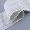 Marcoborthers Curtain Pleating Tape 6 Yards White British Style with 30 Pcs Stainless Steel Curtain Pleat Hook Clip, Perfect for Making Home Decor Projects. view 2