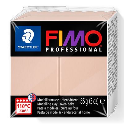 STAEDTLER 8004-432 Fimo Professional Oven-Hardening Polymer Modelling Clay - Rose (85g)