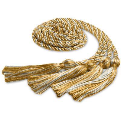 Endea Graduation Double Honor Cord Two-Color (Antique Gold/Silver)