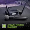 Shure GLXD14R+/MX53 Dual Band Pro Digital Wireless Microphone System - 12-Hour Battery Life, 100 ft Range | MX153 Headset Mic, Single Channel Rack Mount Receiver (GLXD14R+/MX53-Z3) view 3
